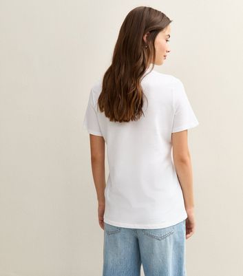 White Spritz Lime Print T-Shirt