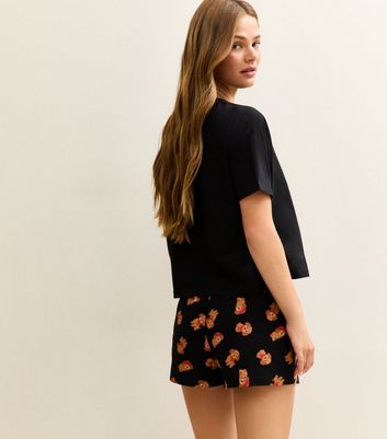 Black Dog Short Sleeve Top and Shorts Set 5 Black Dog Short Sleeve Top and Shorts Set