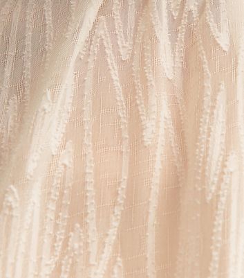 Petite White Burnout Chiffon High Neck Blouse