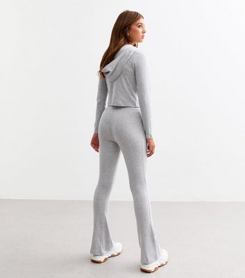 Girls Grey Flared Leggings 4 Girls Grey Flared Leggings