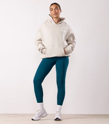 Gym King Women's Light Grey Inspire Oversized Hoodie