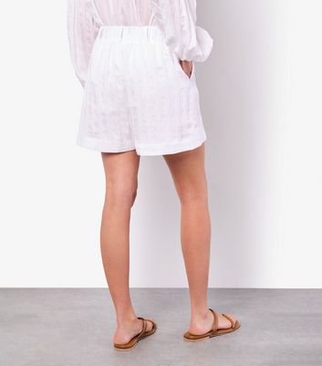 Apricot White Striped Shorts 3 Apricot White Striped Shorts