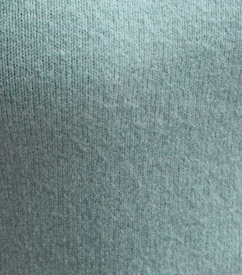 Curves Light Blue Crew Neck Jumper
