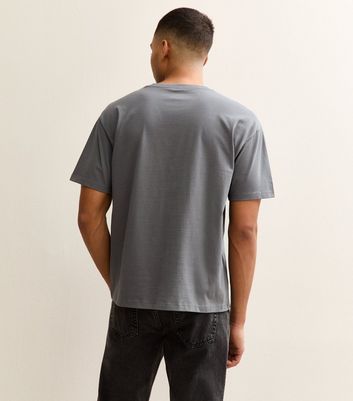 Mid Grey Oversized Short Sleeve T-Shirt