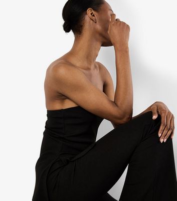 Apricot Black Flared Jersey Trousers 4 Apricot Black Flared Jersey Trousers