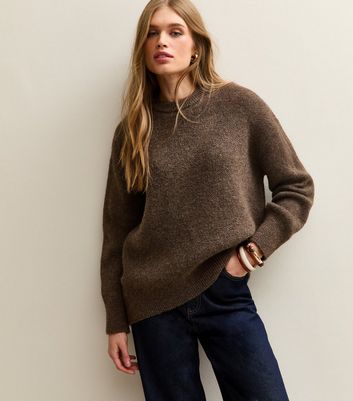 Mink Chunky Oversized Jumper