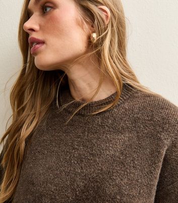 Mink Chunky Oversized Jumper