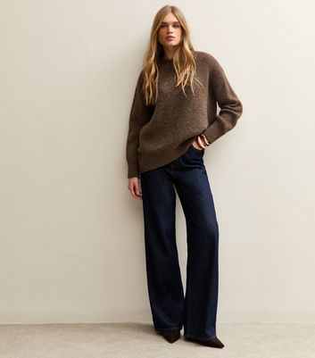 Mink Chunky Oversized Jumper