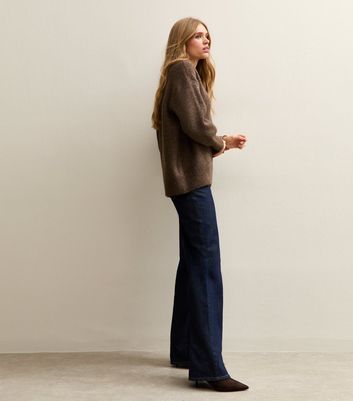 Mink Chunky Oversized Jumper