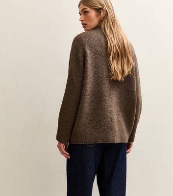 Mink Chunky Oversized Jumper