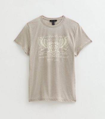 Off White Rock Burnout Girlfriend T-Shirt