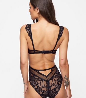 Ann Summers Black Lace Cut Out Bodysuit 3 Ann Summers Black Lace Cut Out Bodysuit
