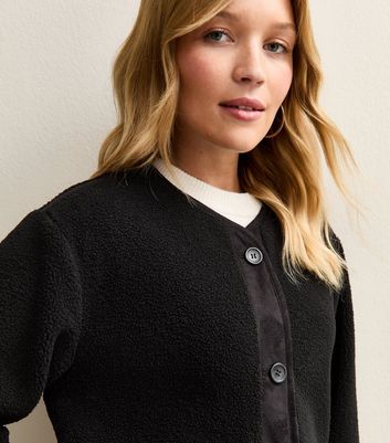 Black Borg Button Through Jacket