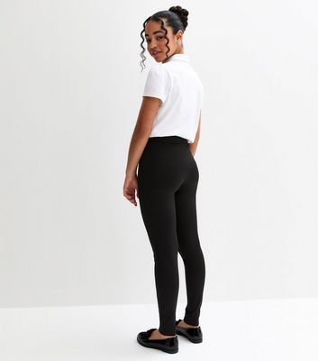 Girls Black Pull On School Trousers 4 Girls Black Pull On School Trousers