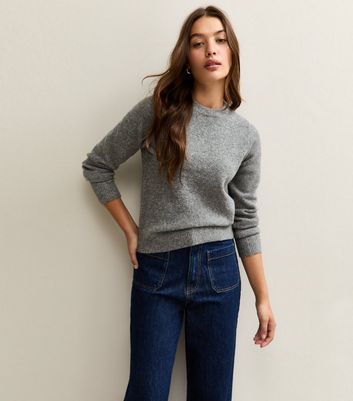 Grey Crew Neck Jumper
