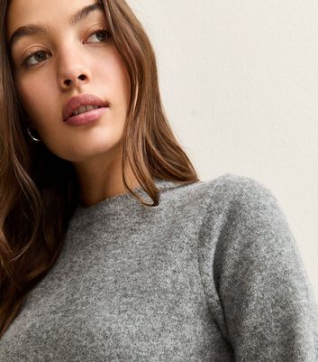 Grey Crew Neck Jumper