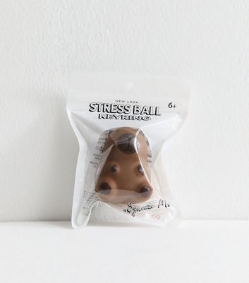 Brown Capybara Stress Ball Key Ring 3 Brown Capybara Stress Ball Key Ring