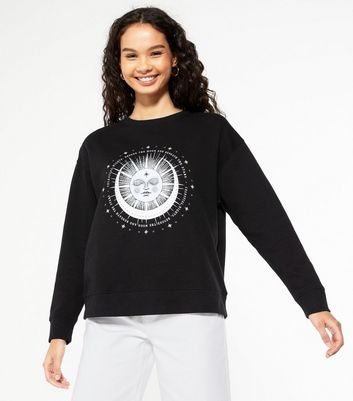 Black Mystic Logo Sweatshirt