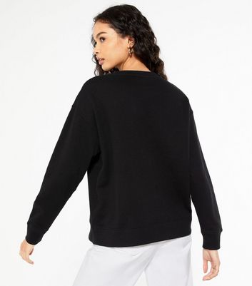 Black Mystic Logo Sweatshirt