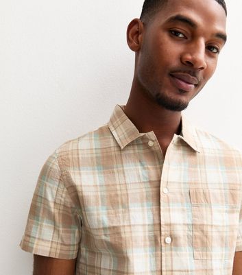 Brown Regular Checked Shirt