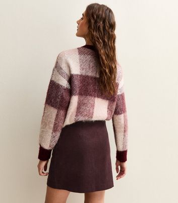 Burgundy Corduroy Mini Skirt 4 Burgundy Corduroy Mini Skirt