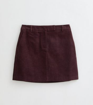 Burgundy Corduroy Mini Skirt 6 Burgundy Corduroy Mini Skirt
