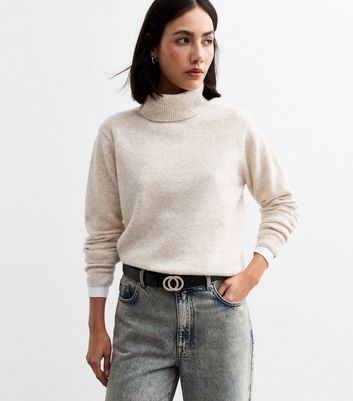 Black Diamantè Buckle Faux Leather Belt