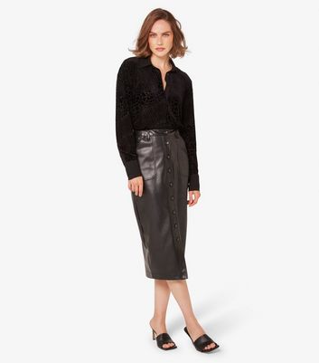 Apricot Black Animal Pattern Long Sleeve Shirt