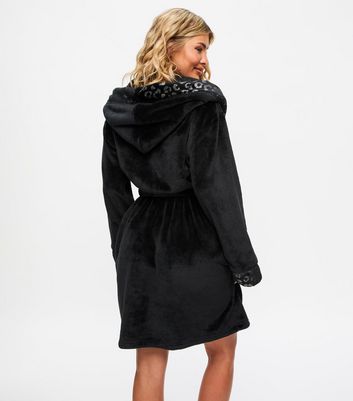 Ann Summers Black Sparkly Fluffy Robe 3 Ann Summers Black Sparkly Fluffy Robe