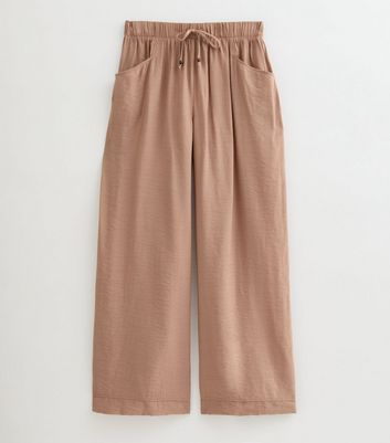 Mink Textured Wide Leg Trousers 5 Mink Textured Wide Leg Trousers