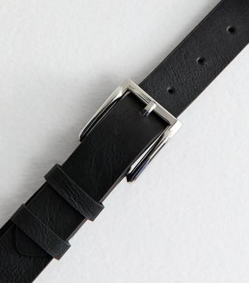 Black Faux Leather Eyelet Charm Belt 4 Black Faux Leather Eyelet Charm Belt