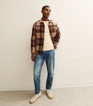 Cream Regular Textured Crew Neck Jumper 5 Cream Regular Textured Crew Neck Jumper