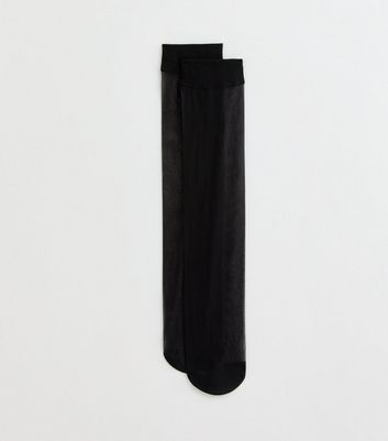 Black Knee High Tights 3 Black Knee High Tights
