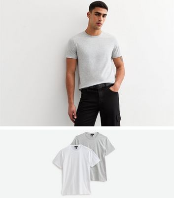 2 Pack of Multicoloured Cotton T-Shirts