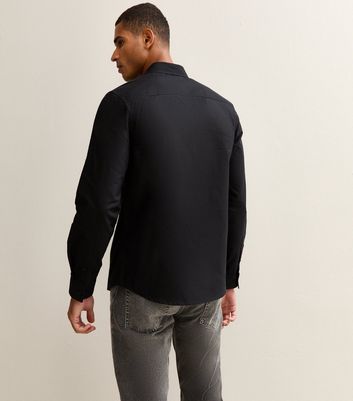 Black Regular Fit Long Sleeve Oxford Shirt 4 Black Regular Fit Long Sleeve Oxford Shirt