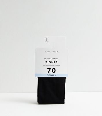 Black 70 Denier Premium Opaque Tights