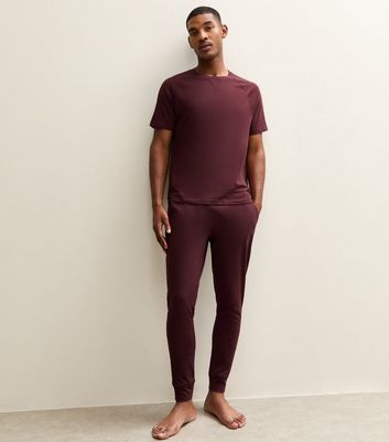 Dark Brown Short Sleeve Top & Joggers Pyjama Set 3 Dark Brown Short Sleeve Top & Joggers Pyjama Set