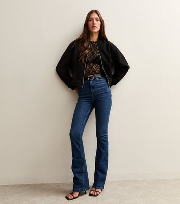 Black Brushed Bomber Jacket 3 Black Brushed Bomber Jacket