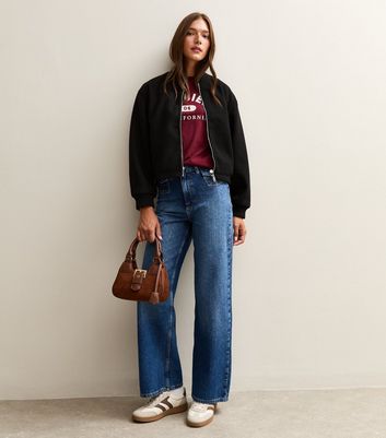 Black Brushed Bomber Jacket 5 Black Brushed Bomber Jacket