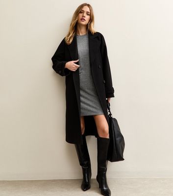 Grey Check T-Shirt Mini Dress 4 Grey Check T-Shirt Mini Dress