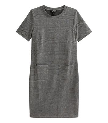 Grey Check T-Shirt Mini Dress 7 Grey Check T-Shirt Mini Dress
