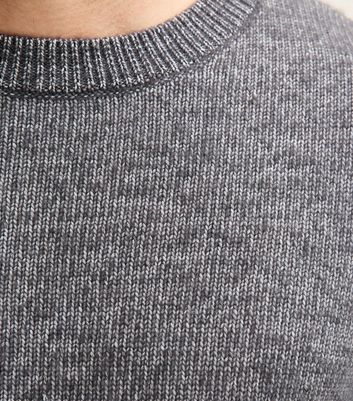 Dark Grey Relaxed Crew Neck Long Sleeve Jumper 5 Dark Grey Relaxed Crew Neck Long Sleeve Jumper