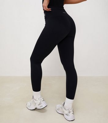 Gym King 365 Black Wrap Over Leggings 3 Gym King 365 Black Wrap Over Leggings