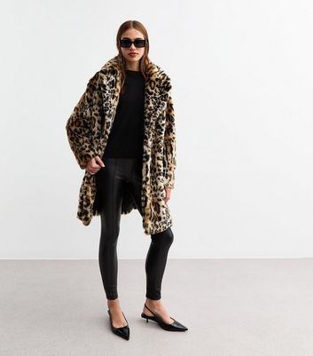 Black Leather Look Leggings 3 Black Leather Look Leggings