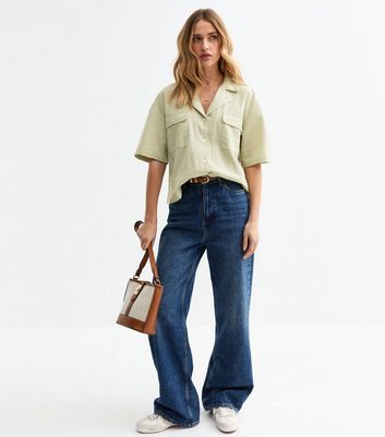 Light Green Oversized Boxy Fit Shirt 3 Light Green Oversized Boxy Fit Shirt