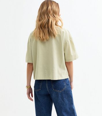Light Green Oversized Boxy Fit Shirt 4 Light Green Oversized Boxy Fit Shirt