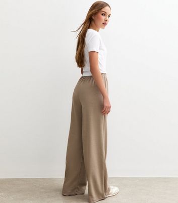 Girls Camel Waffle Texture Joggers 4 Girls Camel Waffle Texture Joggers