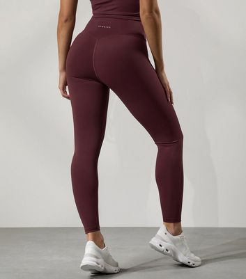 Gym King 365 Burgundy High Waist Leggings 3 Gym King 365 Burgundy High Waist Leggings