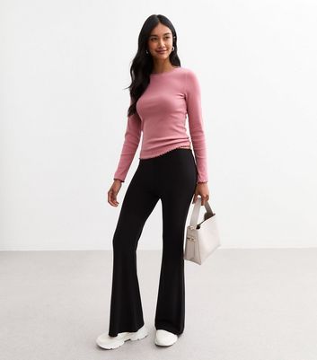 3 Pack of Multicoloured Frill Trim Long Sleeve Tops 3 3 Pack of Multicoloured Frill Trim Long Sleeve Tops