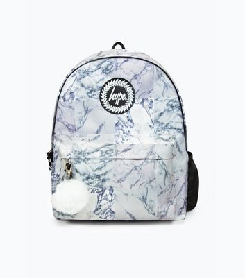 Hype Grey Marble Print Backpack